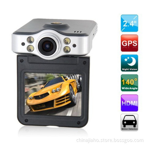 X8 Double Lens 2.4 Inch Ltps LCD Screen Car Drive Recorder with Microphone (JH_CVR_067)